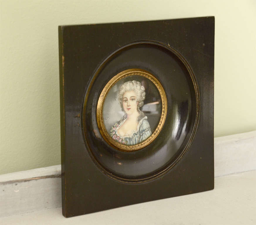 Lady Painted Portrait from Austria